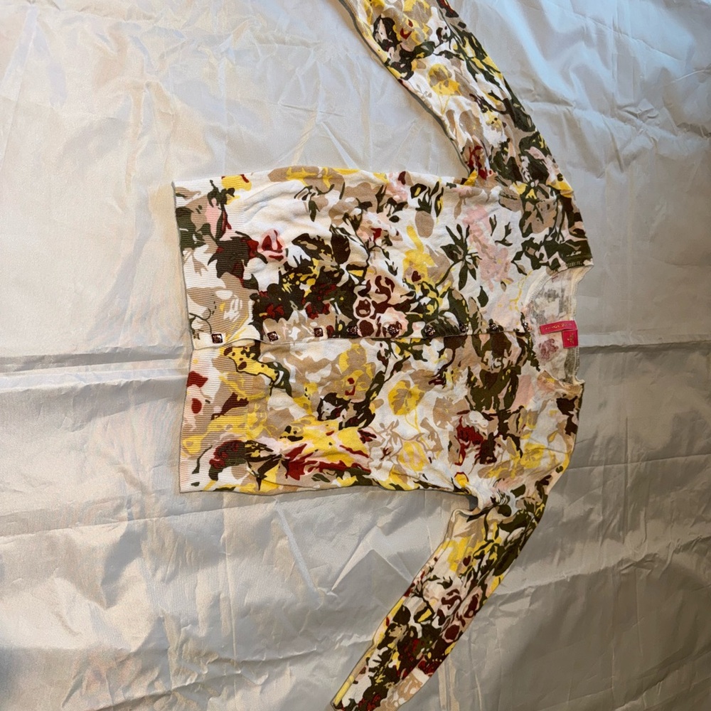Floral Button Down Shirt - Multicolor